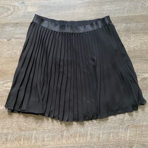 Black Pleated Skirt